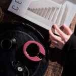 Carmine red titanium-plated cigar ashtray - Image 2