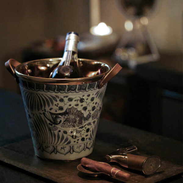 Yuan Dynasty · Lotus and Fish Pattern Titanium-plated Ice Bucket