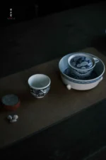 Blue and White Dragon Arhat Cup - Image 5