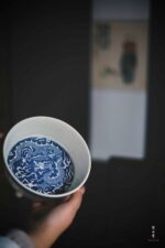 Blue and White Dragon Three-legged Teapot Stand - Image 2