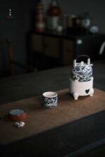 Blue and White Harmony Phoenix Archer's Cup - Image 5