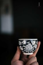 Blue and White Harmony Phoenix Arhat Cup - Image 2