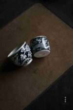 Blue and White Harmony Phoenix Arhat Cup - Image 3