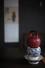 Blue and White Harmony Phoenix Sancai Carbon Stove - Image 4