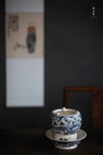 Blue and White Harmony Phoenix Sancai Carbon Stove - Image 7