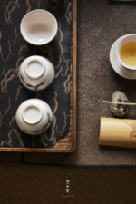 Blue and White Pine Chicken Heart Cup (Set of 4 Cups) - Image 9