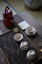 Blue and White Pine Chicken Heart Cup (Set of 4 Cups) - Image 10