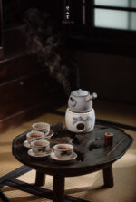 Blue and White Pine Small Golden Bell Cup (Set of 4 Cups) - Image 2