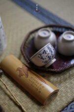 Blue and White Poetry Small Golden Bell Cup (Set of 4 Cups) - Image 4