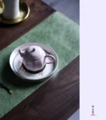 Cherry Pink Soda Glaze Nine-sided Small Teapot