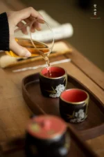 Deep Black Bamboo Rock Archer's Cup (Single Cup) - Image 10