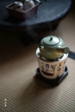 Emerald Green Round Lotus Side-handle Teapot