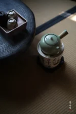 Emerald Green Round Lotus Side-handle Teapot - Image 5