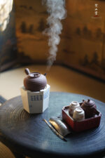 Green Pine Poetry Hexagonal Stove - Image 8