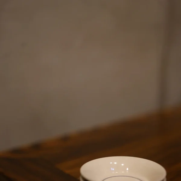 Grey Glaze Single Line Cup Saucer (Set of 4 Saucers)