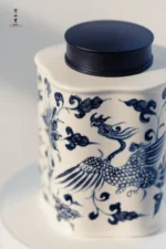 Harmony Phoenix and Lotus Begonia Tea Caddy - Image 2