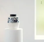 Harmony Phoenix and Lotus Waist-line Tea Caddy