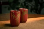 Hawthorn Red Golden Bamboo Aroma Cup (Single Cup)