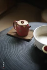 Hawthorn Red Golden Bamboo Leisure Room Small Teapot - Image 8