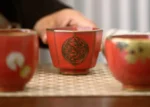 Hawthorn Red Golden Bamboo Octagonal Cup (Single Cup)