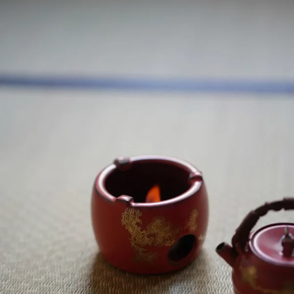 Hawthorn Red Golden Pine Round Belly Alcohol Stove