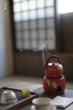 Hawthorn Red Golden Pine Round Belly Alcohol Stove - Image 7