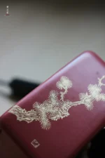 Hawthorn Red Golden Pine Square Electric Ceramic Stove - Image 6