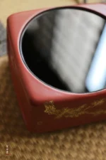 Hawthorn Red Golden Pine Square Electric Ceramic Stove - Image 8