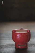 Hawthorn Red Lotus Carving Split Carbon Stove