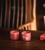 Hawthorn Red Medallion Flower Archer's Cup (Single Cup)