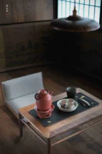 Hawthorn Red Plain Flower Mouth Alcohol Stove - Image 3