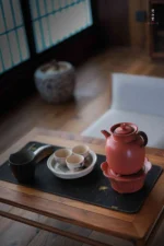 Hawthorn Red Plain Flower Mouth Alcohol Stove - Image 8