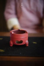 Hawthorn Red Plain Three-legged Alcohol Stove