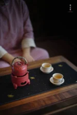 Hawthorn Red Plain Three-legged Alcohol Stove - Image 5