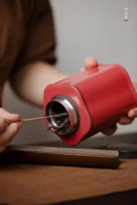 Hawthorn Red Rock Clay Begonia Tea Caddy - Image 2