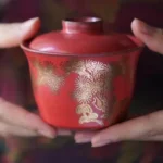 Hawthorn Red Rock Clay Golden Pine Gaiwan