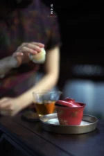 Hawthorn Red Rock Clay Golden Pine Gaiwan - Image 5