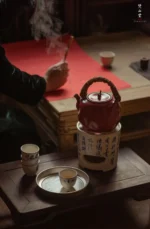Hawthorn Red Rock Clay Listening Cloud Teapot - Image 7