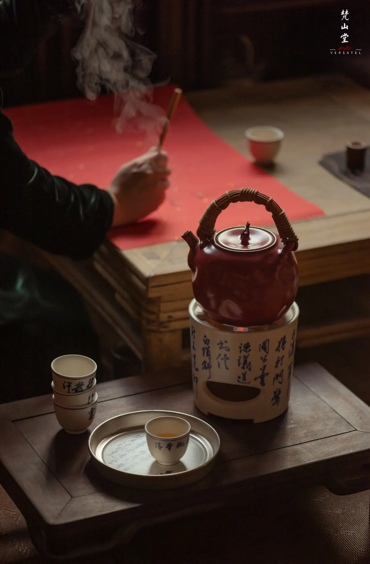 Hawthorn Red Rock Clay Listening Cloud Teapot - Image 7