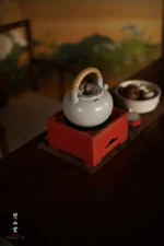 Hawthorn Red Rock Clay Ming Style Square Electric Ceramic Stove - Image 2