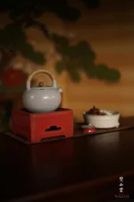 Hawthorn Red Rock Clay Ming Style Square Electric Ceramic Stove - Image 3