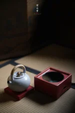 Hawthorn Red Rock Clay Ming Style Square Electric Ceramic Stove - Image 5