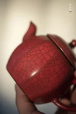 Hawthorn Red Rock Clay Nine-sided Small Teapot - Image 4