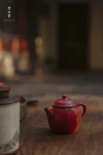 Hawthorn Red Rock Clay Nine-sided Small Teapot - Image 7