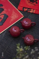 Hawthorn Red Rock Clay Nine-sided Small Teapot - Image 8