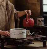 Hawthorn Red Rock Clay Octagonal Teapot