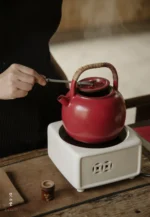 Hawthorn Red Rock Clay Singing Spring Teapot - Image 8