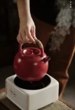 Hawthorn Red Rock Clay Singing Spring Teapot - Image 9