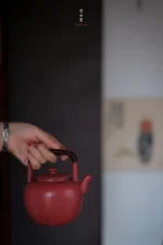 Hawthorn Red Small Wujing Handle Teapot