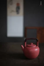 Hawthorn Red Small Wujing Handle Teapot - Image 2